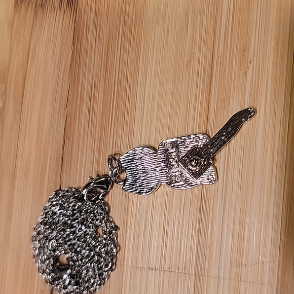 Emerald Green Kit-Cat Klock clock clip on charm necklace - Picture 5 of 5